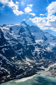 Montagne Grossglockner en Autriche au printemps sur Sjoerd van der Wal Photographie