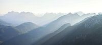 Panorama Dolomiten von Frank Peters Miniaturansicht