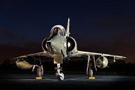 Dassault Mirage 5 bij nacht van KC Photography thumbnail