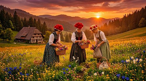 Een idyllisch Zwartwoud in een zee van bloemen 6.0