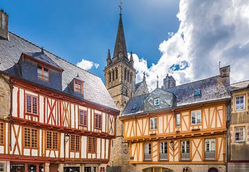 Oude stad van Vannes, Bretagne van Christian Müringer