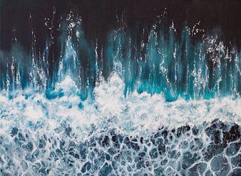 Out of the Blue - geschilderd zeezicht