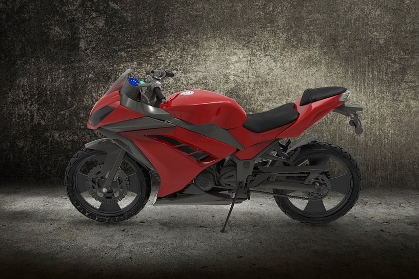 Sport_Motorrad_rot von HMS