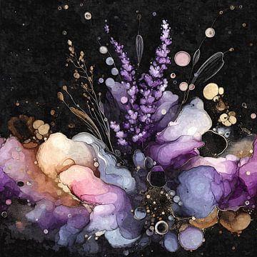 Lavender – Poetic lavender blossoms floating colourfully