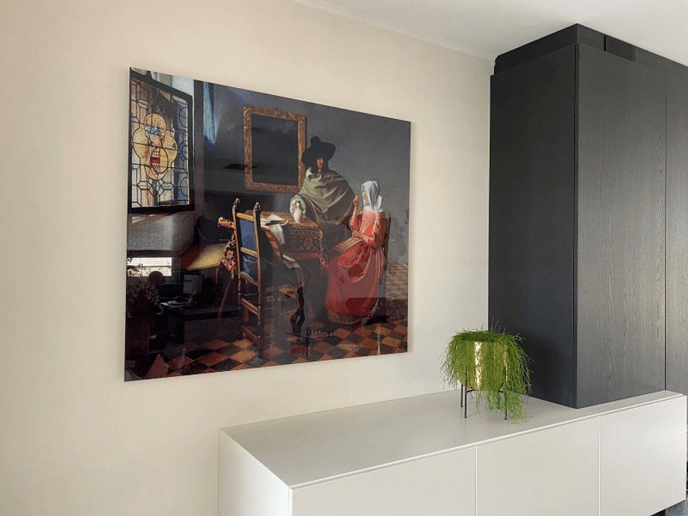 Johannes Vermeer. The Wine Glass