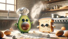 Baking fun with flour and eggs by artefacti