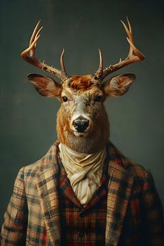 Portrait of Deer by But First Framing