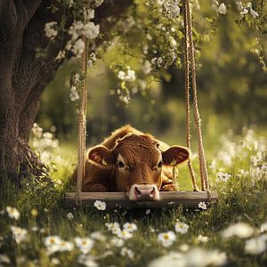 Repos dans le pré