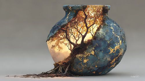 De Natuur in een Stenen Kruik