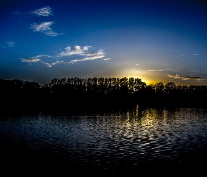 Zonsondergang aan provinciaal domein De Gavers by Ronald De Neve