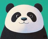 Panda | Bamboo Zen van OMG Art thumbnail