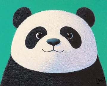 Panda | Bamboo Zen van OMG Art