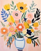 Blumenstillleben Malerei | Blumen