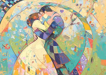 Dance of Passionate Hues by ARTEO Paintings