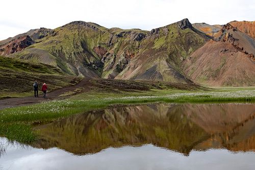 Landmannalaugar, qui fait partie de la route Laugavegur en Islande.