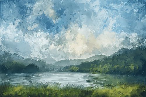 Misty Morning on the River