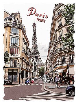 Parijs van Printed Artings