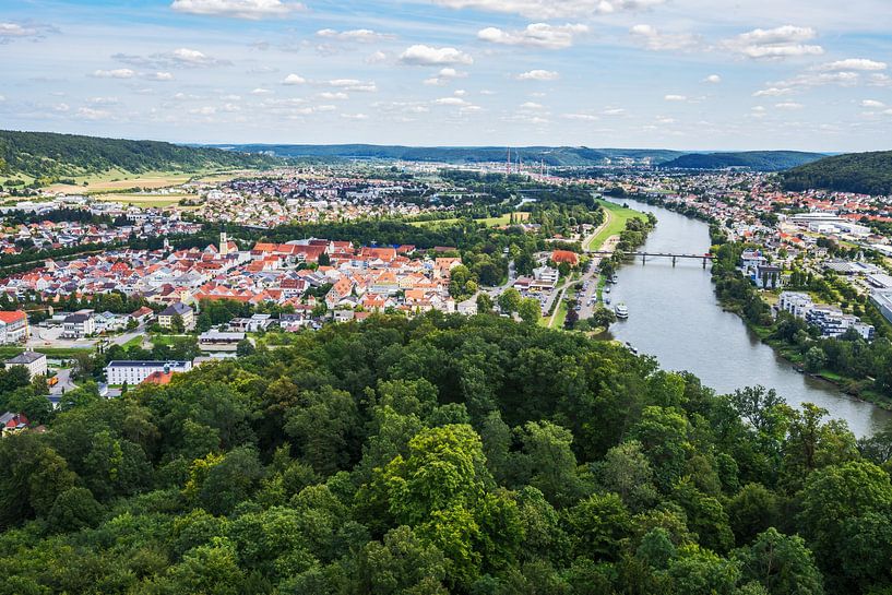Uitzicht over Kelheim van ManfredFotos