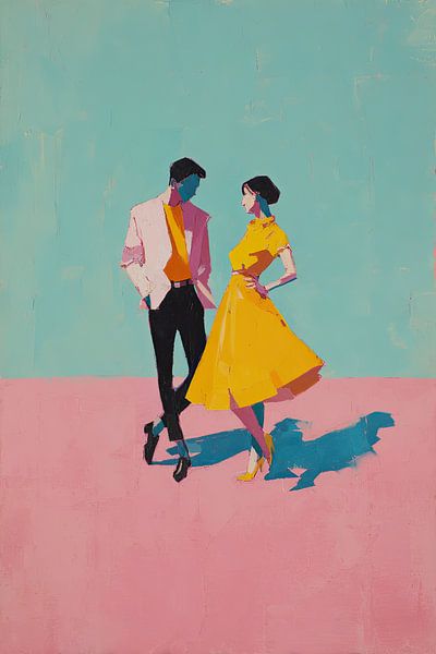 Danse jaune par Art Merveilleux