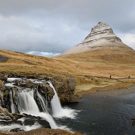 Waterfall near Kirkjufell Mountain, Iceland by Floris Hieselaar