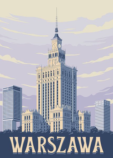 Kulturpalast Warszawa von Art Kingdom