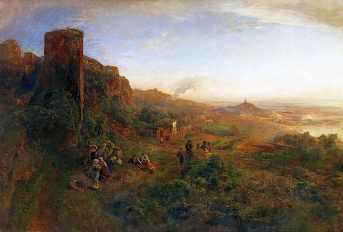 Avond in het Albangebergtev