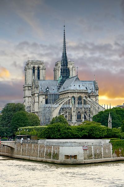 Notre Dame aan de Seine van Michaelangelo Pix