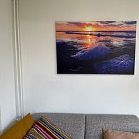 Photo de nos clients: Coucher de soleil de rêve sur Schiermonnikoog par Dan Photo Shaman, sur toile