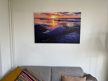 Klantfoto: Schiermonnikoog - Dromerige zonsondergang van Dan Photo Shaman