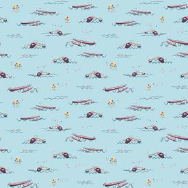 Canoës ondulants sur Kimfaesdesign