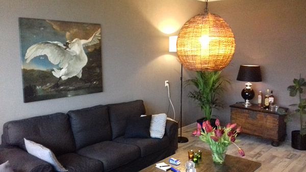 Customer photo: The endangered swan, Jan Asselijn, on canvas
