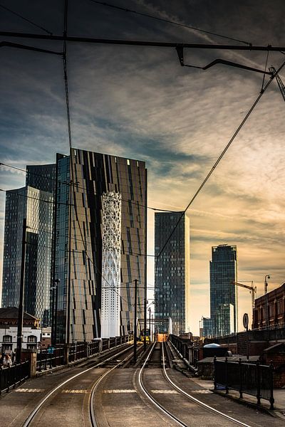 View of Deansgate in Manchester by Lizanne van Spanje