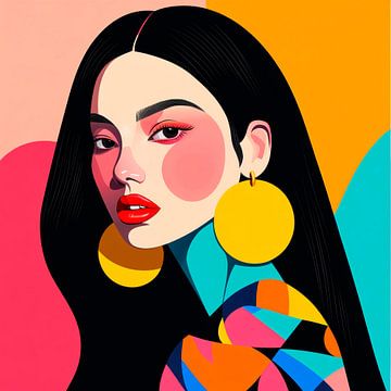 Colourful elegance of modernity by Poster Art Shop