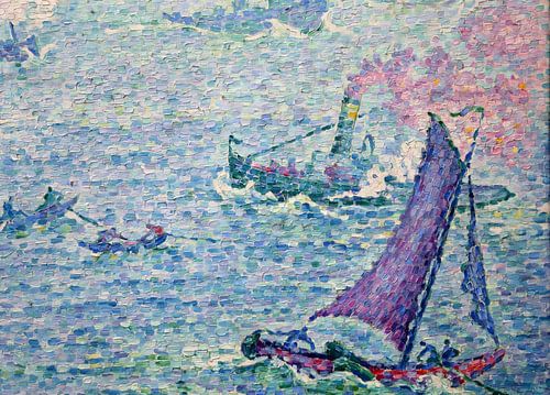 Haven van Rotterdam, Paul Signac, 1907