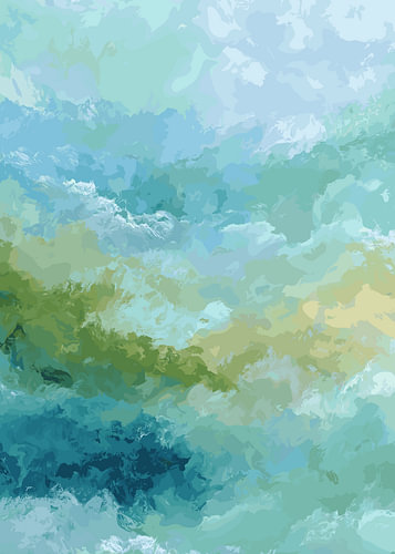 Abstrakte Wasserlandschaft
