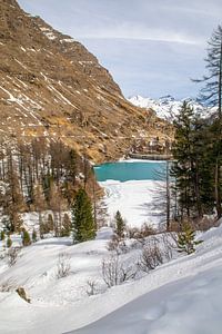 Bergsee in den Alpen