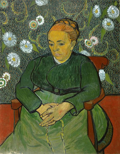 Portrait von Madame Roulin, Vinvent van Gogh von 1000 Schilderijen