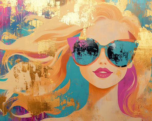 Sonnenbrille Blond
