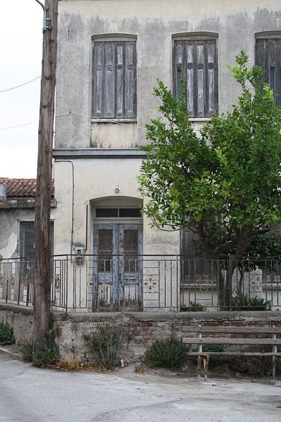 Huis op Lesbos van Jetty Boterhoek