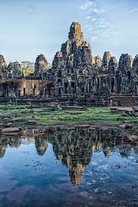 ANGKOR WAT, CAMBODIA, DECEMBER 5 2015 - Ruines van de Bayon tempel in Angkor Wat te Cambodja.  van Wout Kok