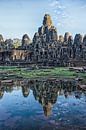 ANGKOR WAT, CAMBODIA, DECEMBER 5 2015 - Ruins of the Bayon temple at Angkor Wat in Cambodia.  by Wout Kok thumbnail