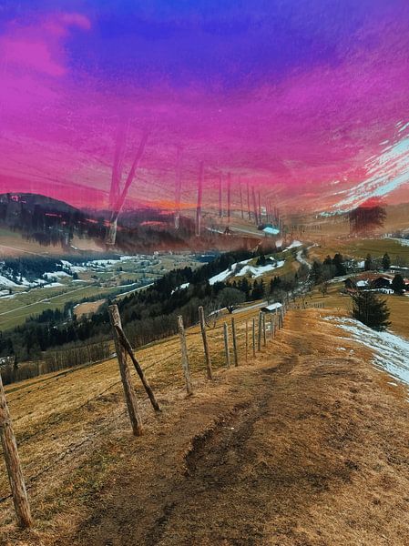 Chemin du paradis Oberstaufen par Maximiliane Wittek