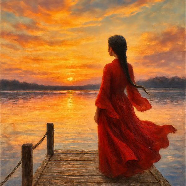 Silence in firelight by INGO