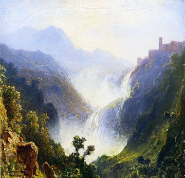 Die Wasserfälle von Tivoli, CARL MORGENSTERN, 1835