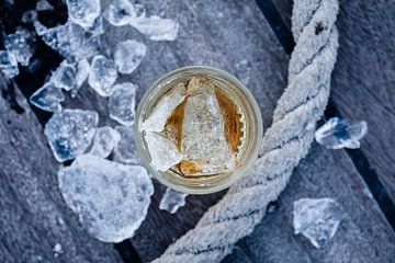 Whiskey auf (Eis-)Felsen