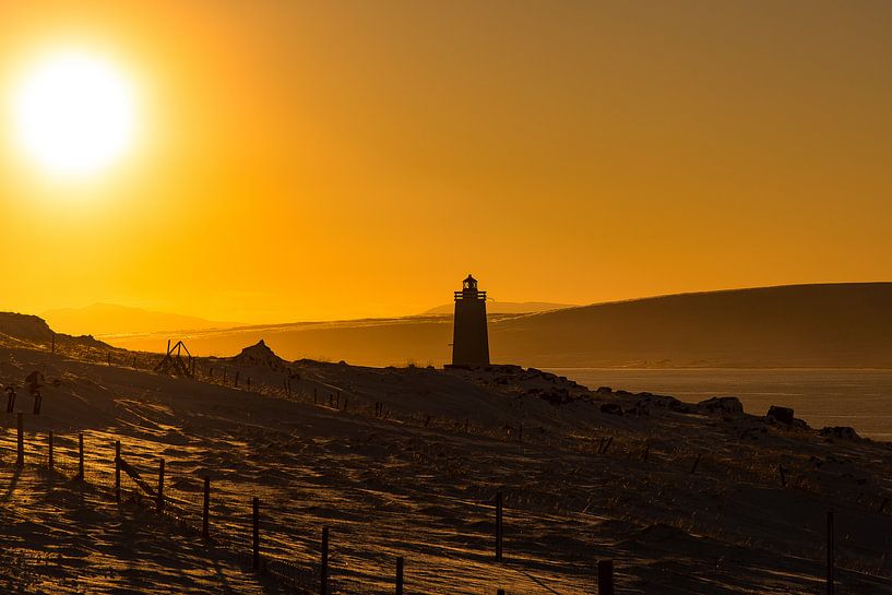Lighthouse Sunset van Andreas Jansen