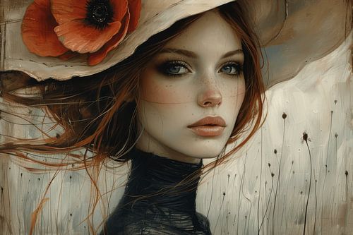 Modern en chic portret, close up