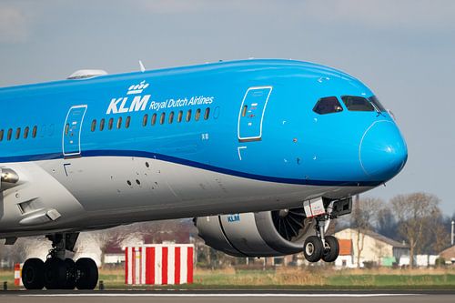 Klm boeing 787 atterrissage sur Arthur Bruinen
