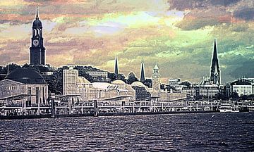 Skyline Hamburg  von Peter Norden
