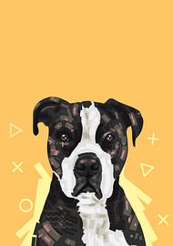 Portrait de chien Pop Art sur Vectorheroes